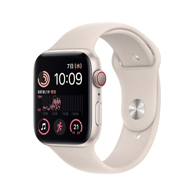 Apple Watch SE スターライトアルミニウムケース