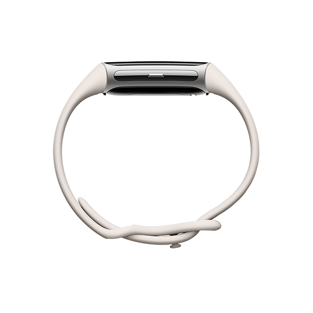 Fitbit Charge 6 Porcelain／Silver バンド正面