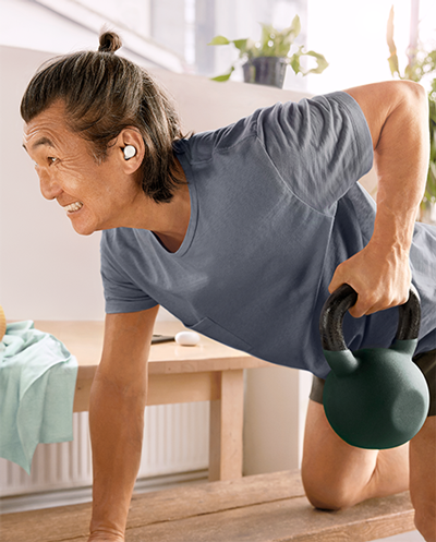 ぴったりと心地よいフィット感。