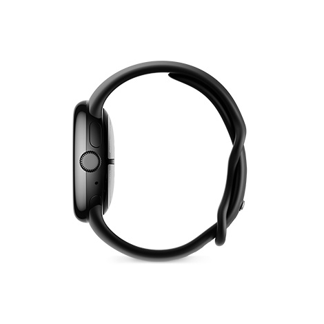 Google Pixel Watch 2 Matte Black アルミケース／Obsidian アクティブバンド 背面