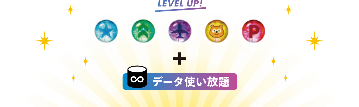 データ使い放題