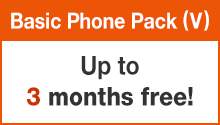 Basic Phone Pack (V) Up to 3 months free!